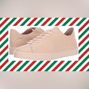 Womens Calvin Klein Irena Cervo Lace Up Sneakers, Sheer Satin, 6.5 US / 36.5 EU